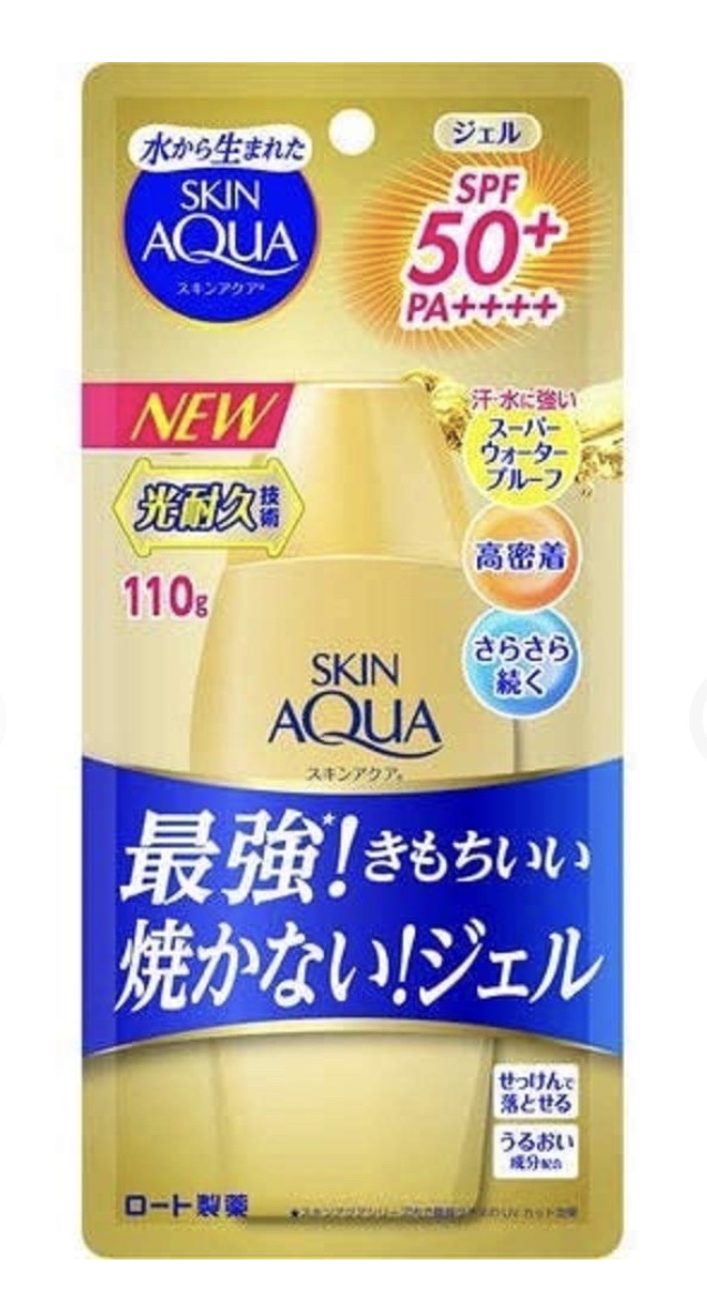Skin Aqua Super moisture gel Gold sunscreen 110g