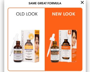 Advanced Clinicals Vitamin C Face Serum for Dark Spots, Uneven Skin Tone, Crows Feet and Expression Lines. 1.75 fl oz.