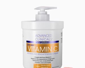 Advanced Clinicals Vitamin C Face & Body Cream Moisturizing Skin Care Lotion cup - Image 2