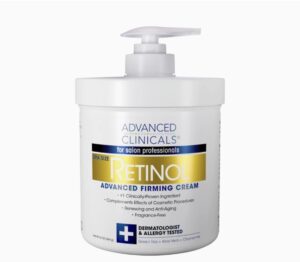 Advanced Clinicals Retinol Body Lotion Moisturizer Face & Body Cream 16 Oz - Image 2