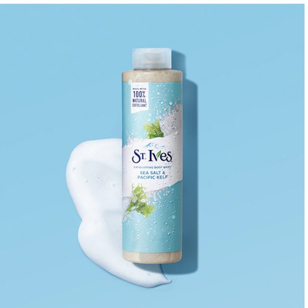 St Ives Exfoliating Body Wash Sea Salt and Pacific Kelp