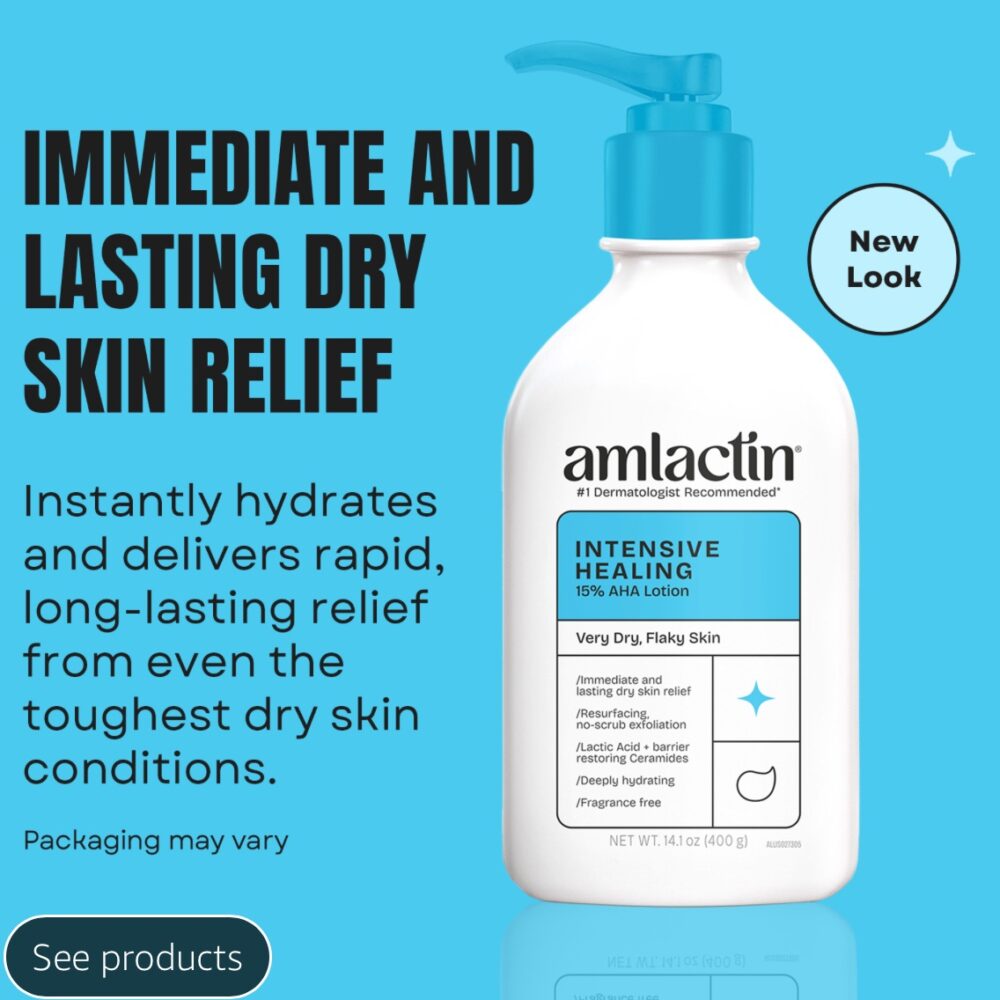 Amlactin Intensive Healing  Restoring Body Lotion for Dry Skin – 7.9 oz