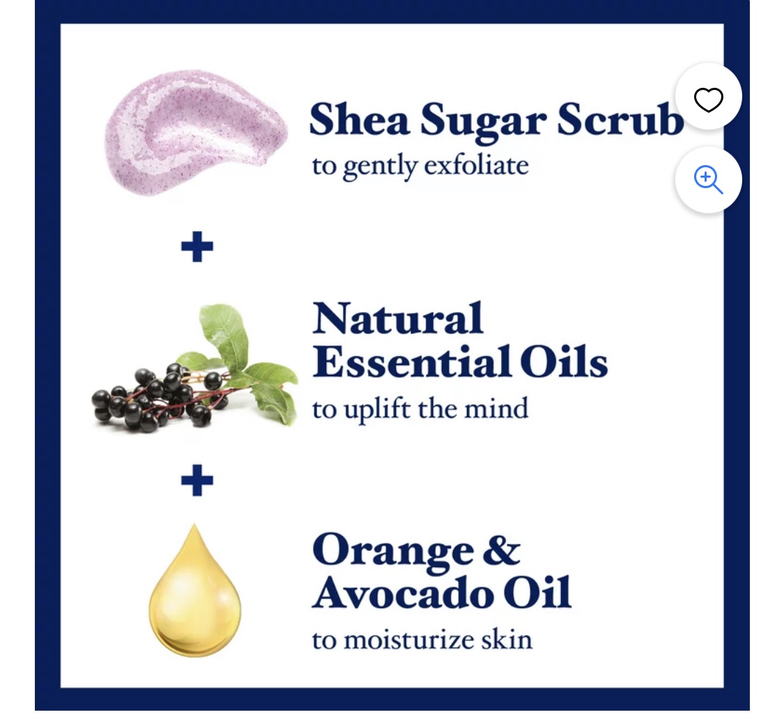Dr Teal's Shea Sugar Body Scrub, Black Elderberry - Image 2