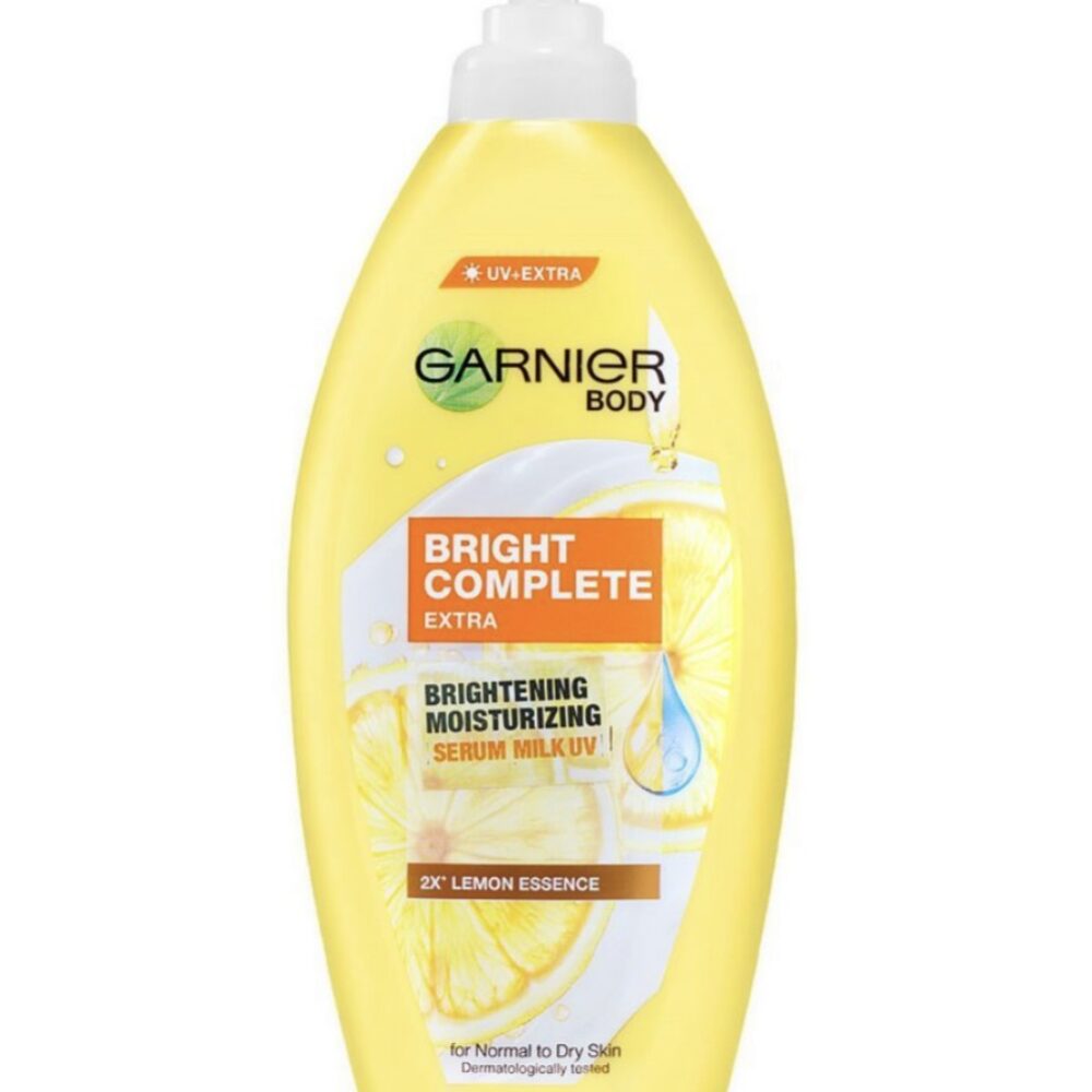 GARNIER
BRIGHT COMPLETE BODY LOTION 400ML