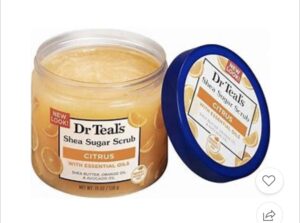 Dr Teal's Shea Sugar Scrub with Citrus, Vitamin C & Essential Oils 538g (19oz) - Image 2