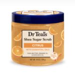 Dr Teal's Shea Sugar Scrub with Citrus, Vitamin C & Essential Oils 538g (19oz)