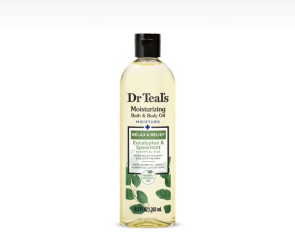 Dr Teal's Moisturizing Bath & Body Oil, Eucalyptus & Spearmint , 8.8 Fluid Ounce