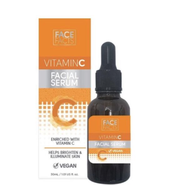 FaceFacts Vitamin C Brightening Facial Serum 30ml