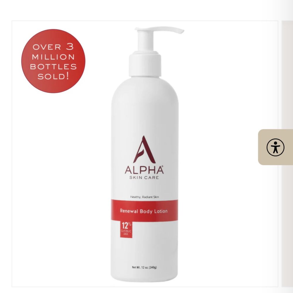 AlphaSkin Renewal Body Lotion 12% Glycolic AHA 340g