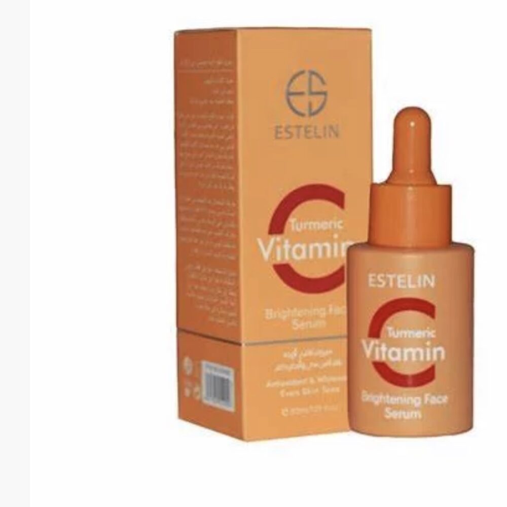 Estelin Vitamin C + Turmeric brightening Face serum 30ml.