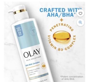 Olay Body Wash with AHA/BHA