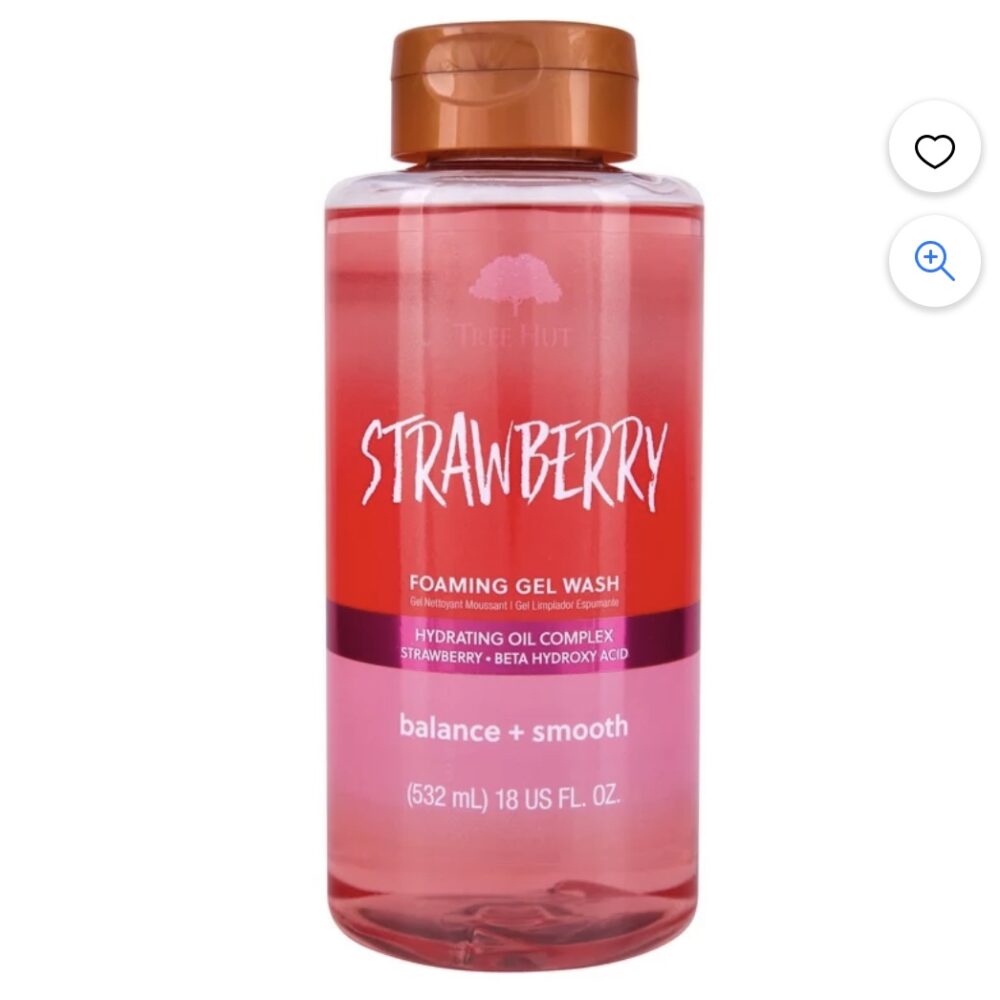 Tree Hut Strawberry Wash, 18 oz