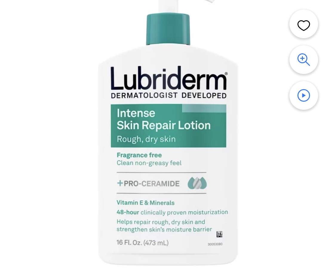 Lubriderm Fast-Absorbing Intense Dry Skin Repair Lotion 473ml