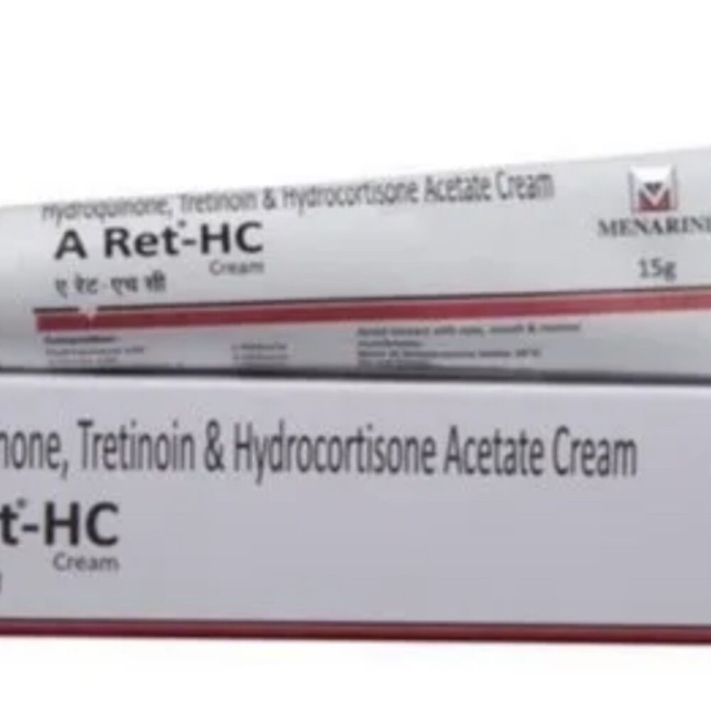 A RET HC Cream (Hydroquinone 2% + Tretinoin 0.05% + Hydrocortisone Acetate 1%)