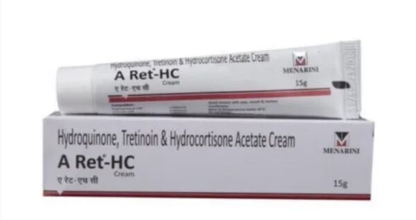 A RET HC Cream (Hydroquinone 2% + Tretinoin 0.05% + Hydrocortisone Acetate 1%)