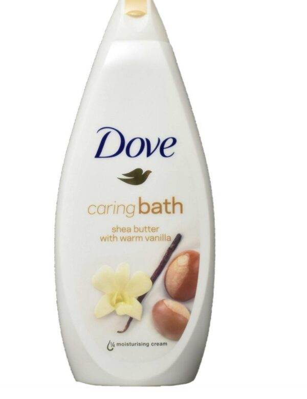 Dove caring bath shea butter with vanilla 750ml