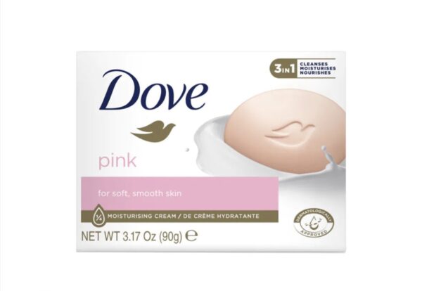 Dove bar soap - pink 360g 4in1