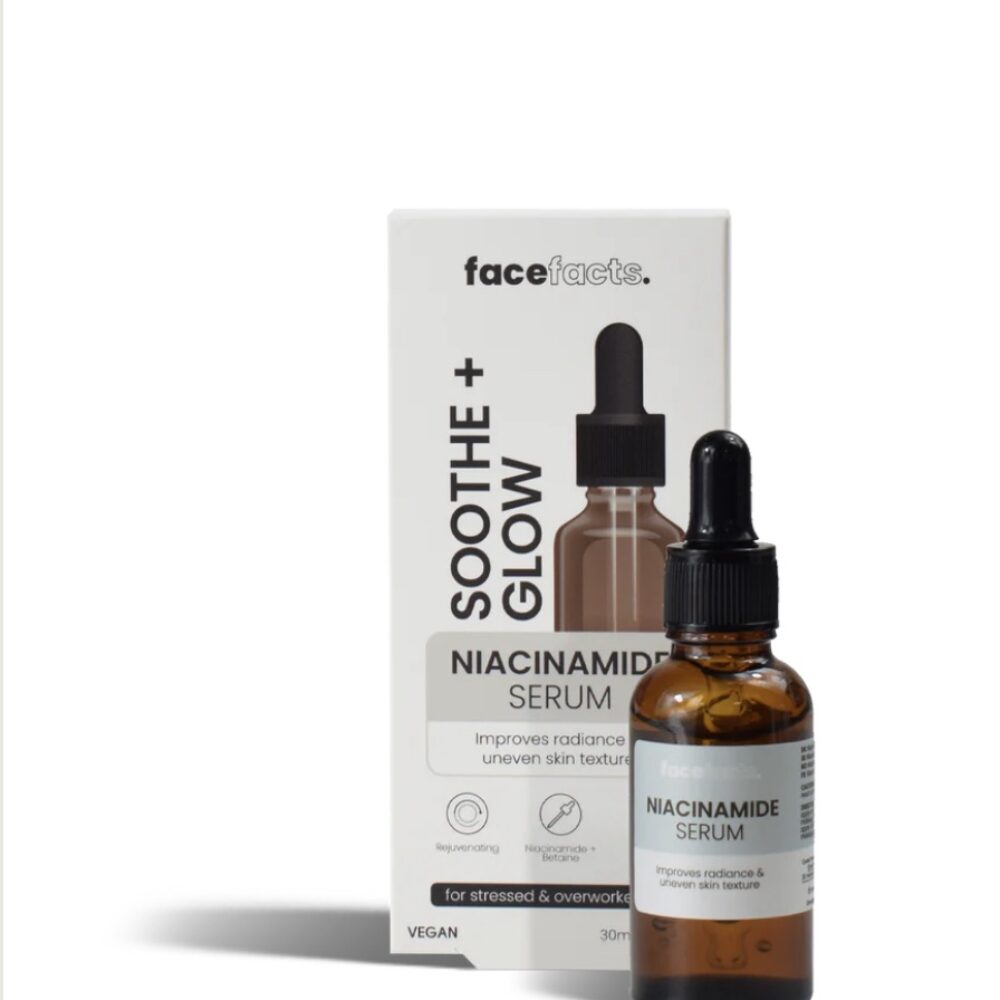 FaceFacts Soothe + Glow Niacinamide Serum