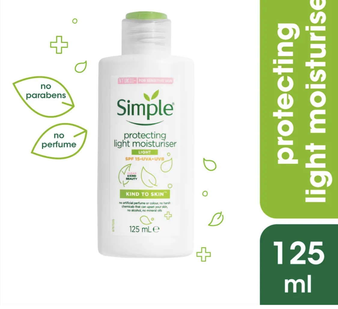 Simple Protecting Light Moisturizer 125ml with SPF 15