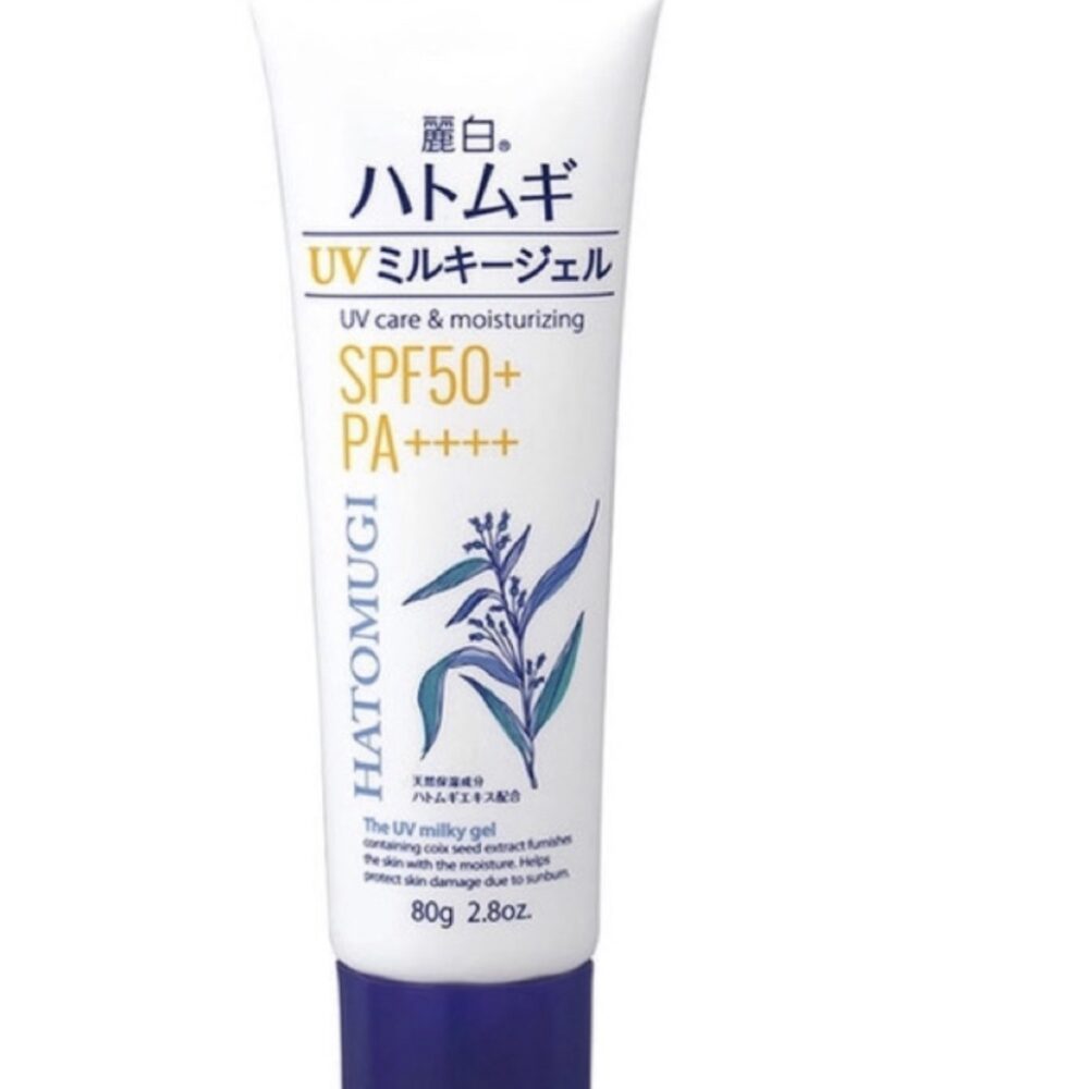 Hatomugi UV Milky Gel SPF 50 80g