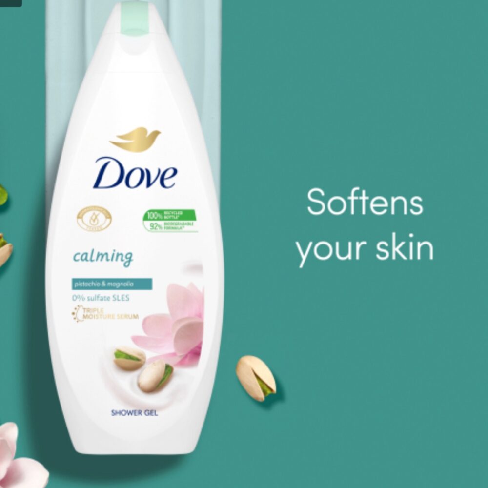 Dove Calming body wash 750ml