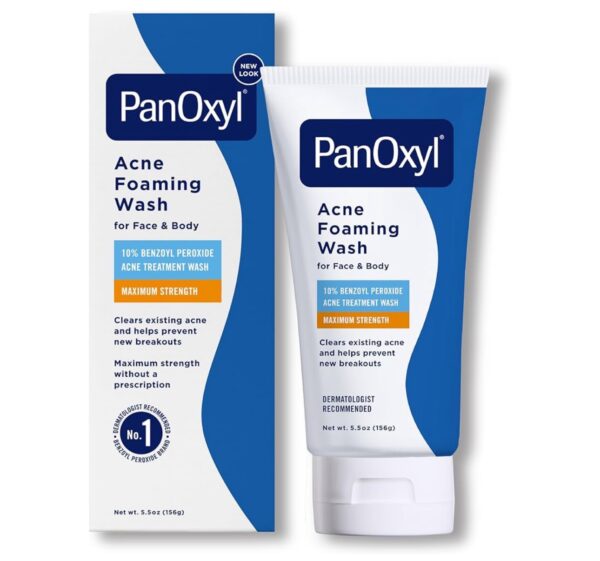 PanOxyl Acne Foaming Wash Benzoyl Peroxide 10%- 156g