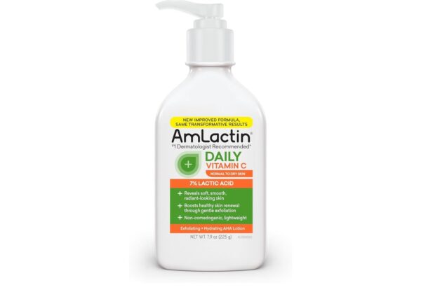 AmLactin Daily Vitamin C Lotion - 7.9 oz Body Lotion with 7% Lactic Acid