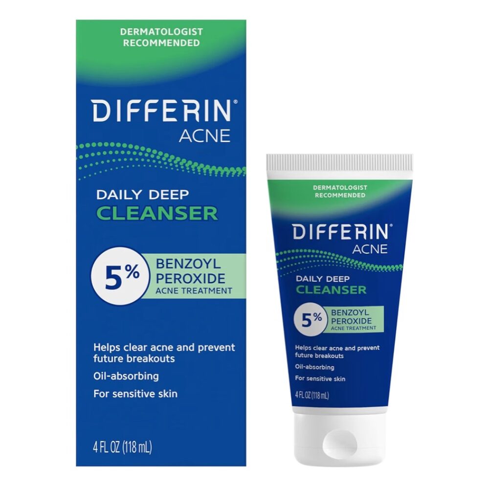 Differin Acne Face Wash with 5% Benzoyl peroxide