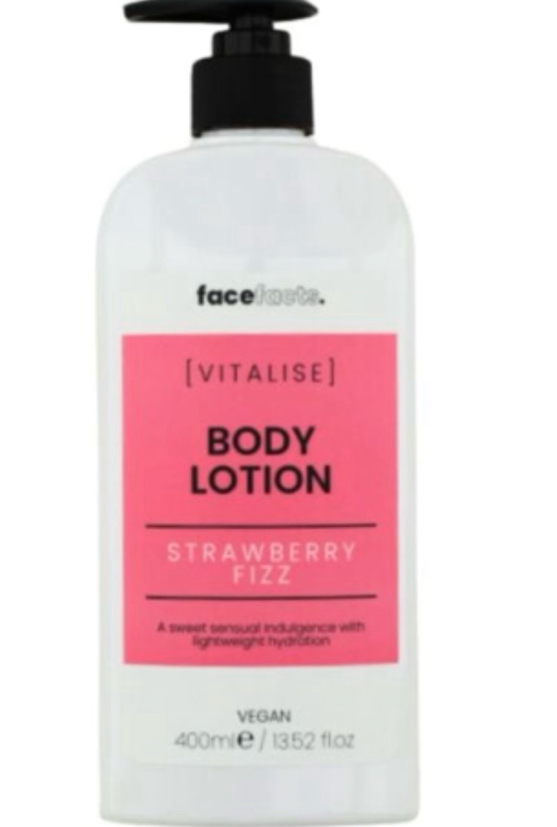 FaceFacts Vitalise Body Lotion - Strawberry Fizz - 400ml