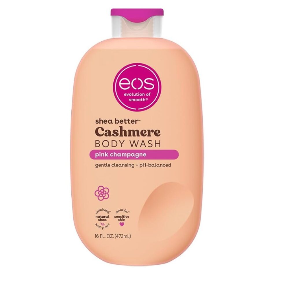 Eos Shea Better Cashmere Body Wash, Pink Champagne