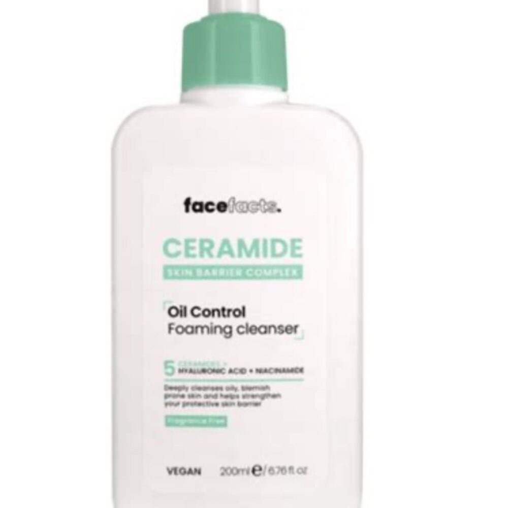 FaceFacts Ceramide Oil Control Foaming Cleanser | 200ml