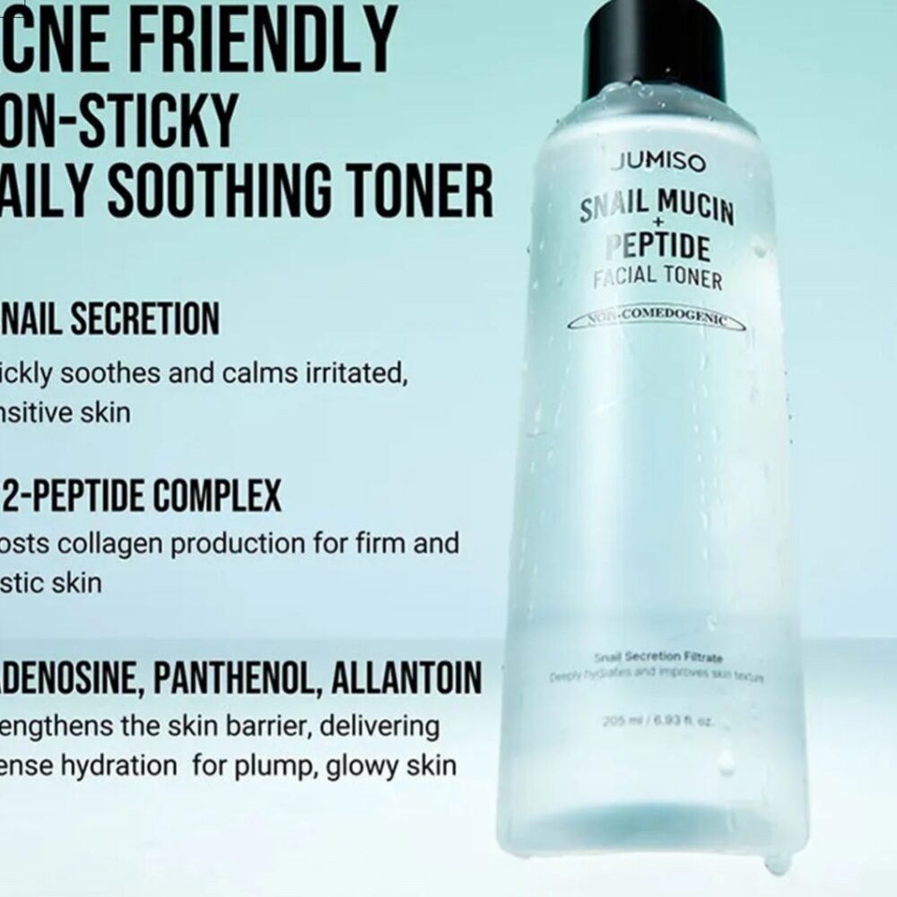 JUMISO Snail Mucin + Peptide Facial Toner 205ml