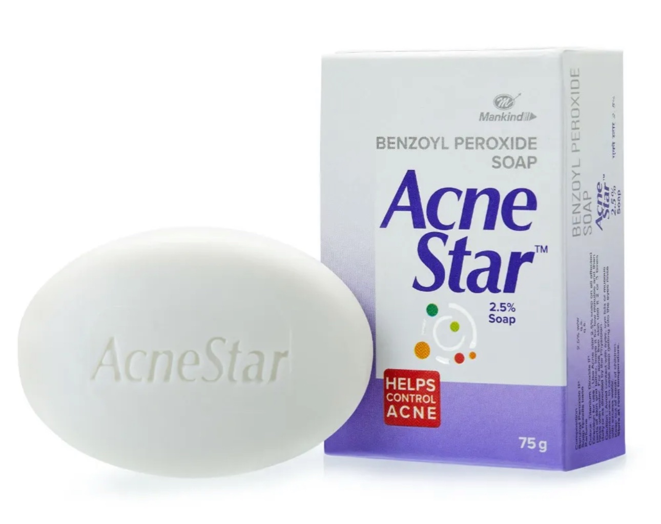 Acnestar Soap 75 gm | Benzoyl Peroxide | For Acne Treatment