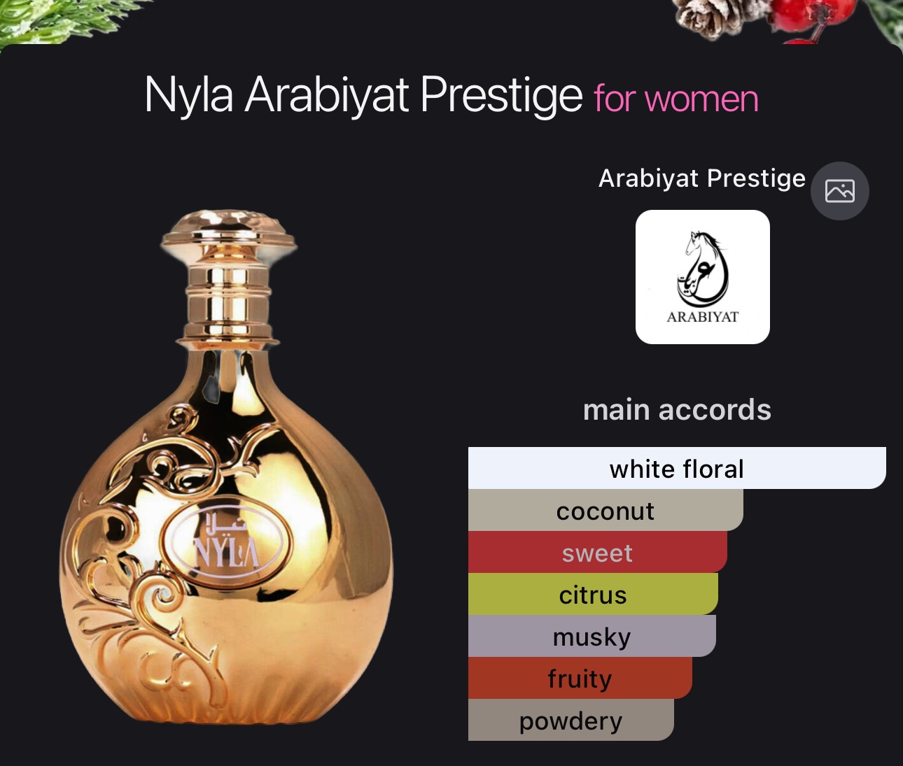 Arabiyat Nyla EAU DE Perfume 100ml - Image 2