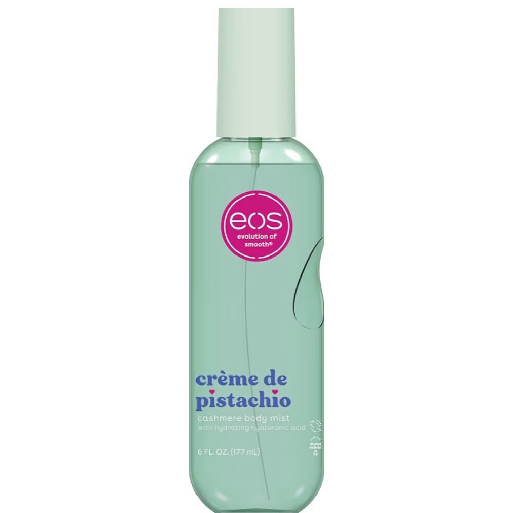 Eos Cashmere Body Mist, Crème de Pistachio, Body Spray