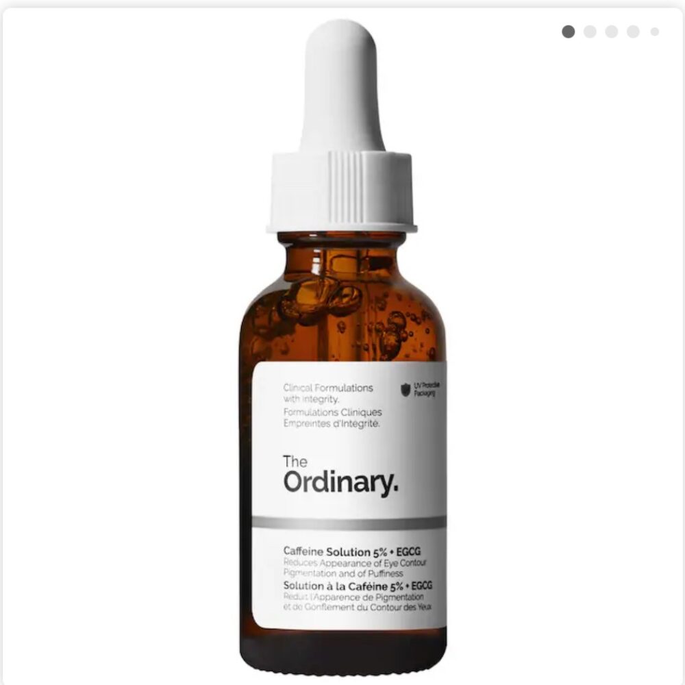 The ordinary Caffeine Solution 5% + EGCG Depuffing Eye Serum for Dark Circles