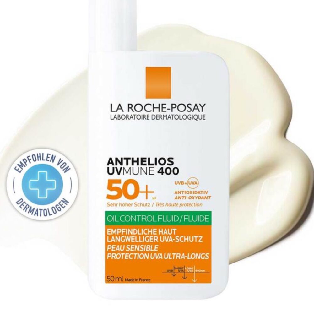 La Roche-Posay Anthelios Sunscreen spf 50 oil control fluid