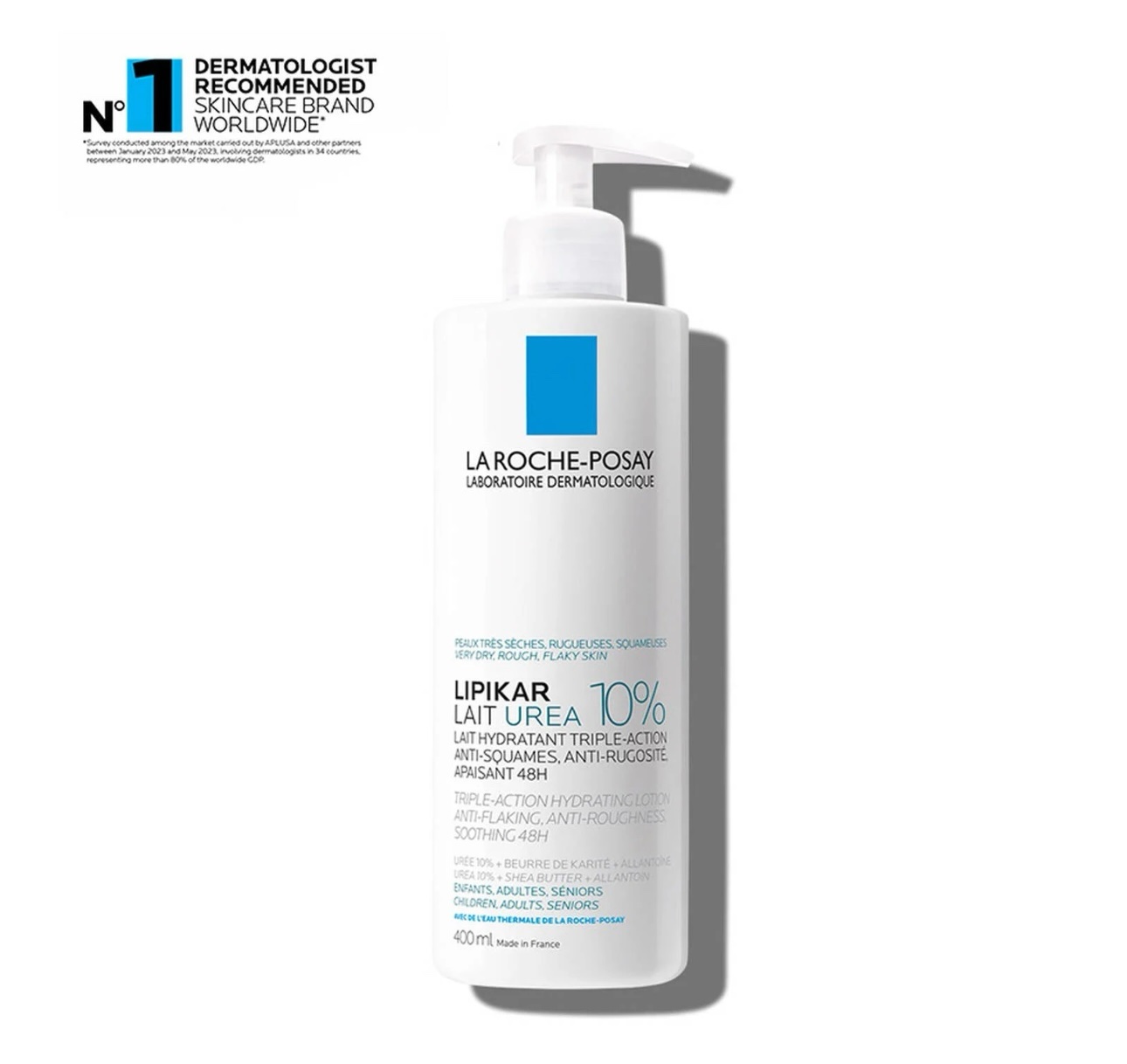 La Roche-Posay Lipikar Lait (UREA 10%) Triple Action Hydrating Lotion 400ml